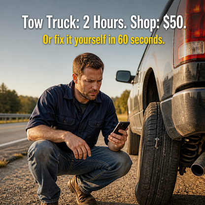 VeloShield™ — Repair Roadside Flats in 60 Seconds No Tow Truck Needed