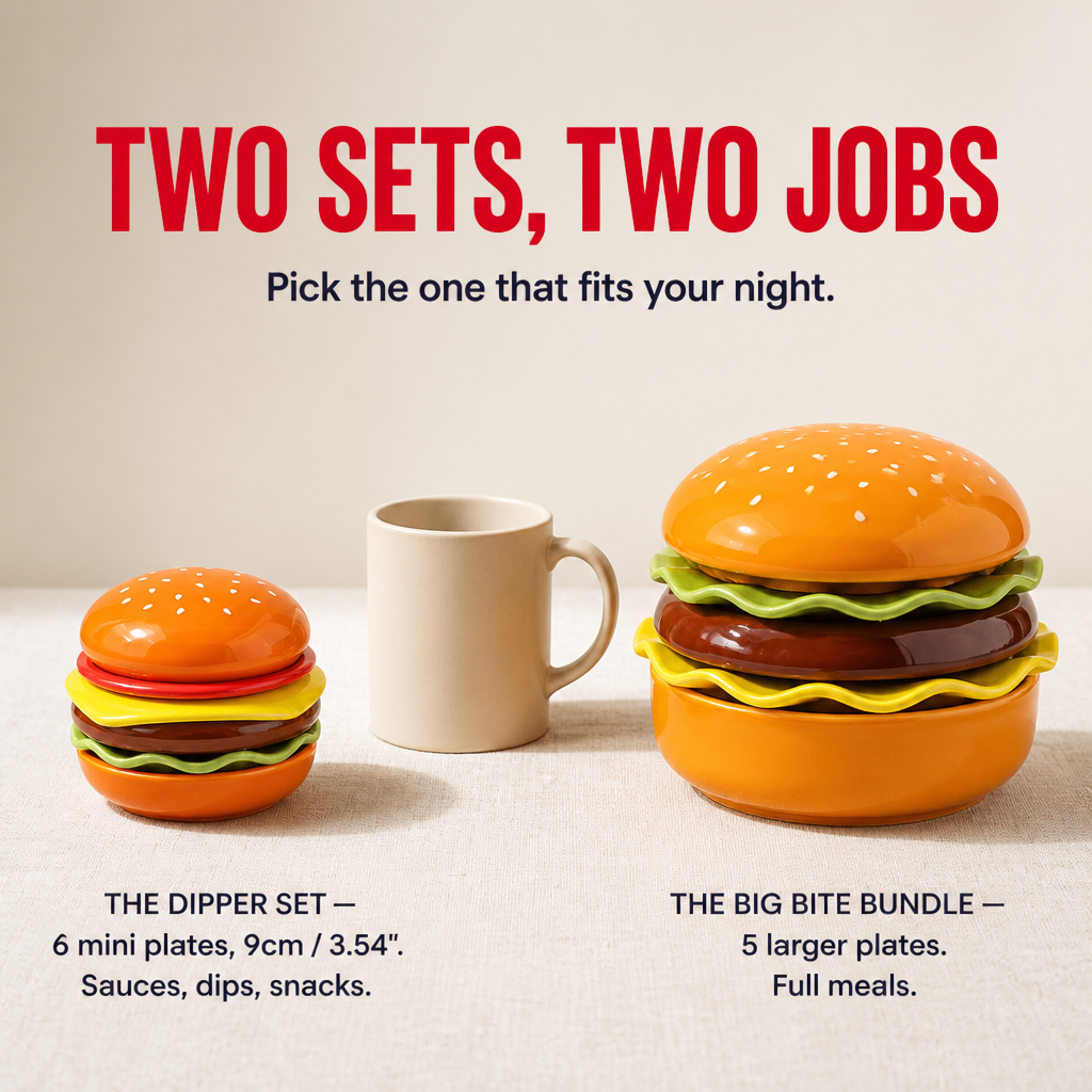 SmashStack™ — Layer Every Sauce, Snack & Side Into a Mini Burger Tower