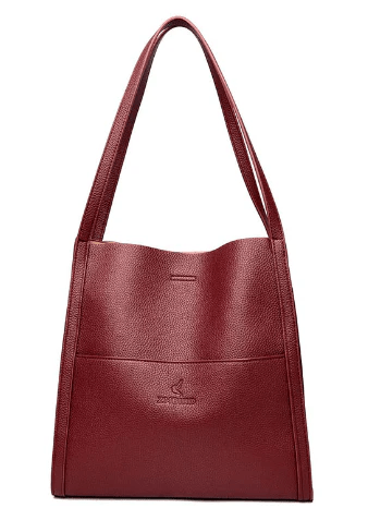 StradaLux™ Leather Shoulder Bag — Command Your Day with Weatherproof Style and Effortless Organization