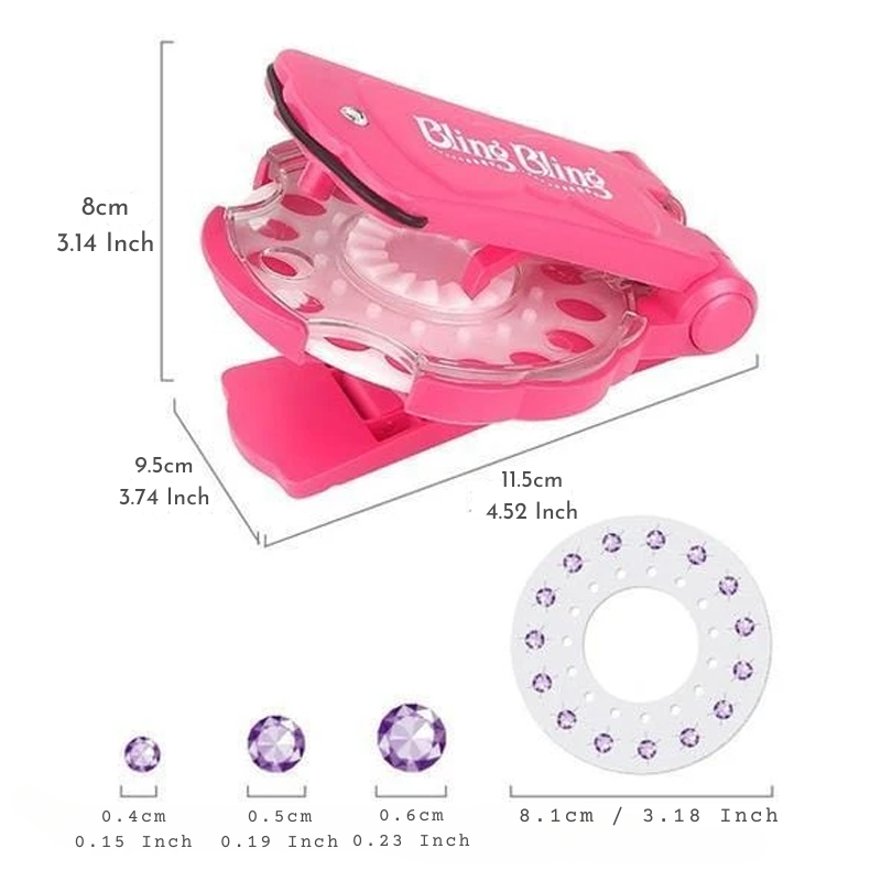 GlamSnap | Blinger Gem Stapler: Decorate your accessories with flair