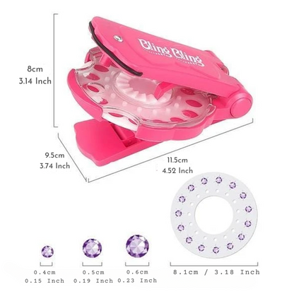 GlamSnap | Blinger Gem Stapler: Decorate your accessories with flair