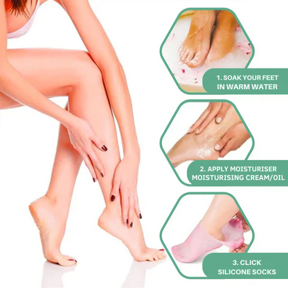 SilicoSoft™ — All-Day Hydrated, Silky Smooth Feet | 50% Off