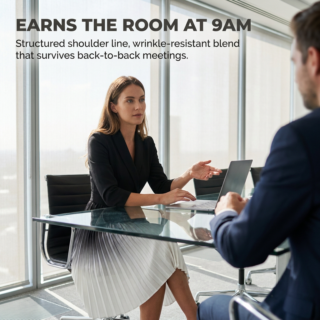 RadianceWave™ — One Dress, From Boardroom Briefing to Rooftop Soirée