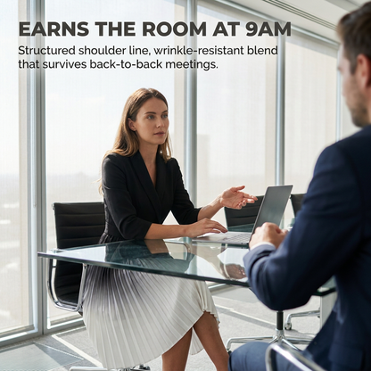 RadianceWave™ — One Dress, From Boardroom Briefing to Rooftop Soirée