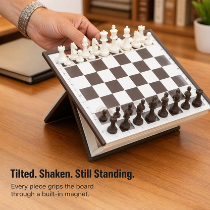ScripturaChess™ — Conceal a Genuine Chess Set Within a Hardcover Book