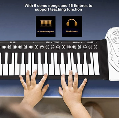 PulsePlay™ Hand Roll Piano — Unleash Your Music Anywhere with True Freedom and Soulful Touch