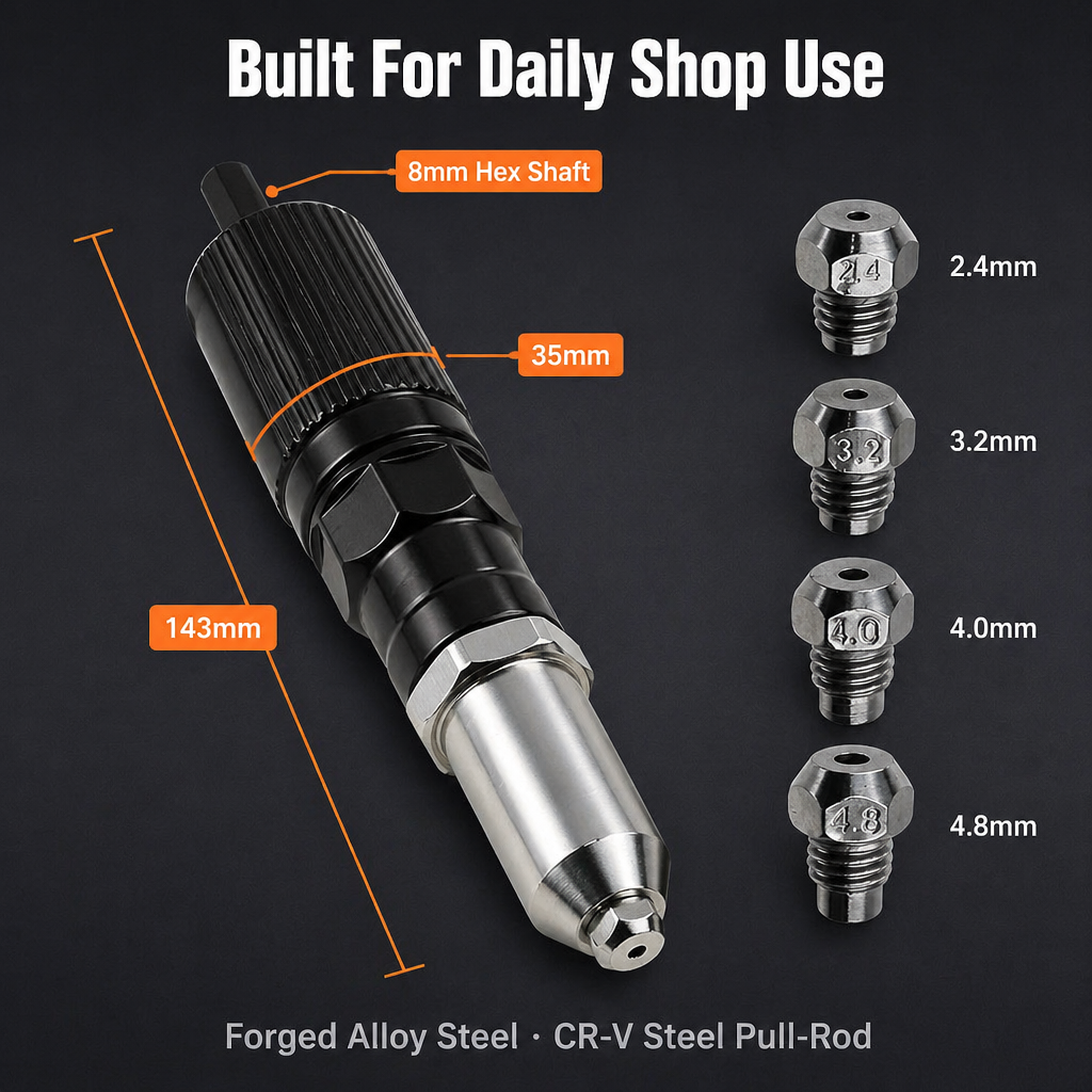 IronCladGrip™ — Turn Your Drill into a Precision Riveting Machine for Perfect, Rock-Steady Results Every Time