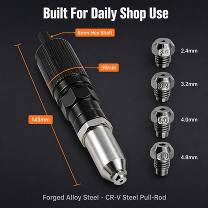 IronCladGrip™ — Turn Your Drill into a Precision Riveting Machine for Perfect, Rock-Steady Results Every Time