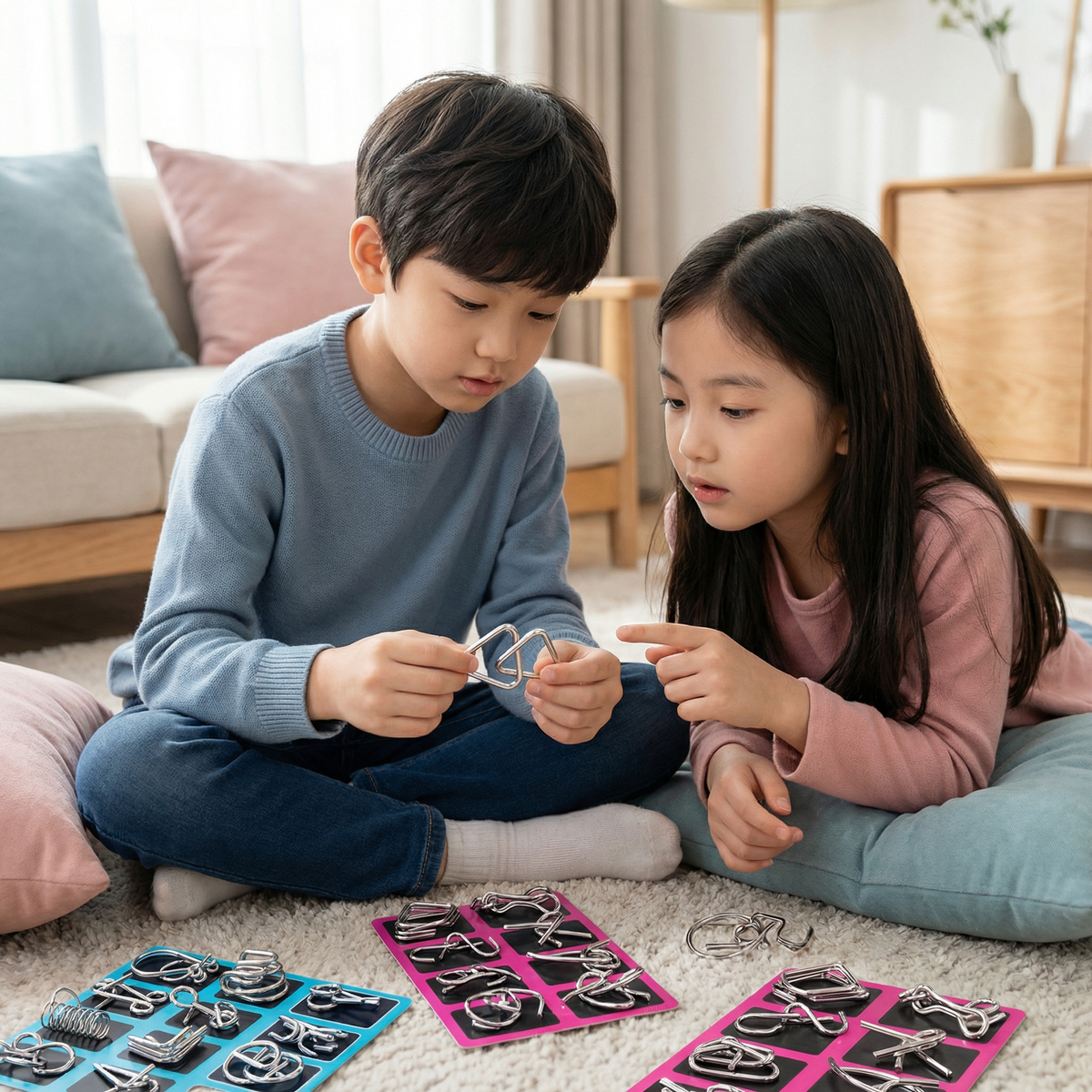NeuroTwist™ Metal Ring Puzzle Set — Ignite Laser Focus and Unlock Your Brain’s True Power