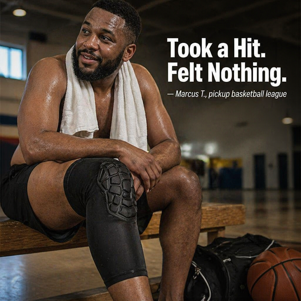 VibraGuard™ Honeycomb Compression Sleeves — Cushion Each Fall, Dash, and Crossover
