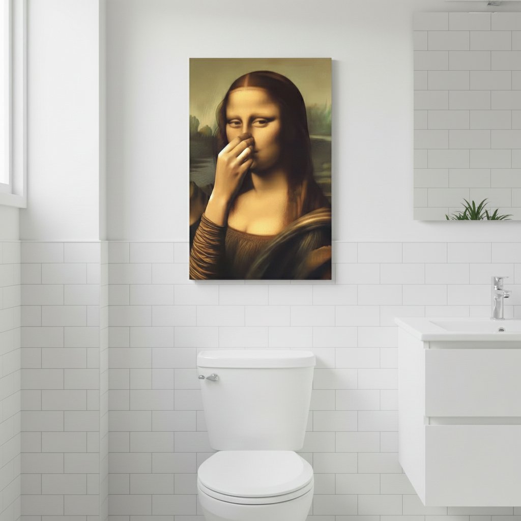 QuirkLuxe™ Canvas — Turn Your Bathroom into a Bold, Humorous Escape That Lasts