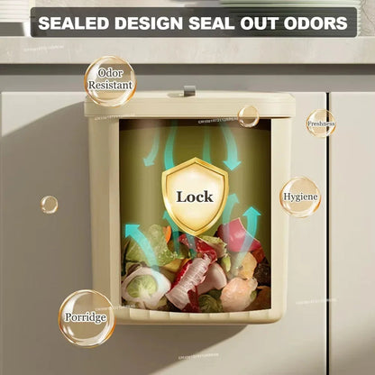 CleanBin™ - Wall-Attached Garbage Can
