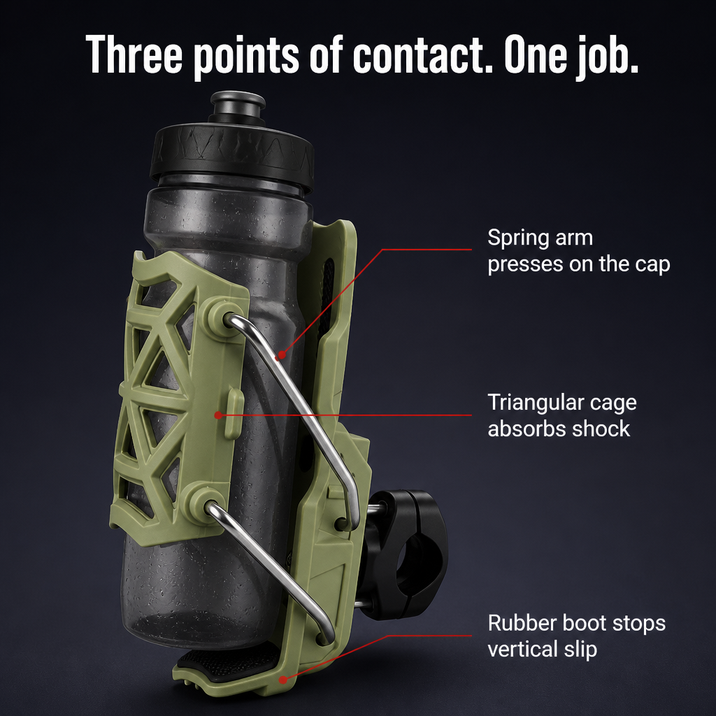 VeloGrip™ — Secure Your Bottle Tight to Prevent It from Bouncing Off on Bumps