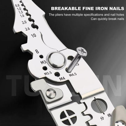 WireMaster Wire Stripper Pliers | Multi-Function Tool | Accurate Cutting & Crimping