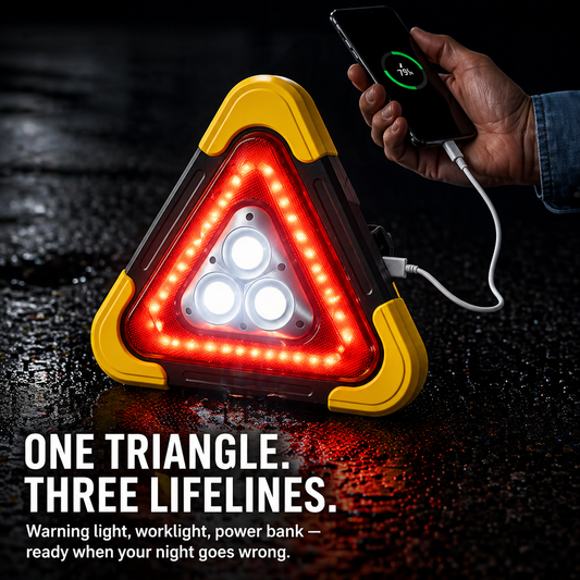 BlazeGuard™ — Brighten the Night, Signal the Way & Power Your Phone