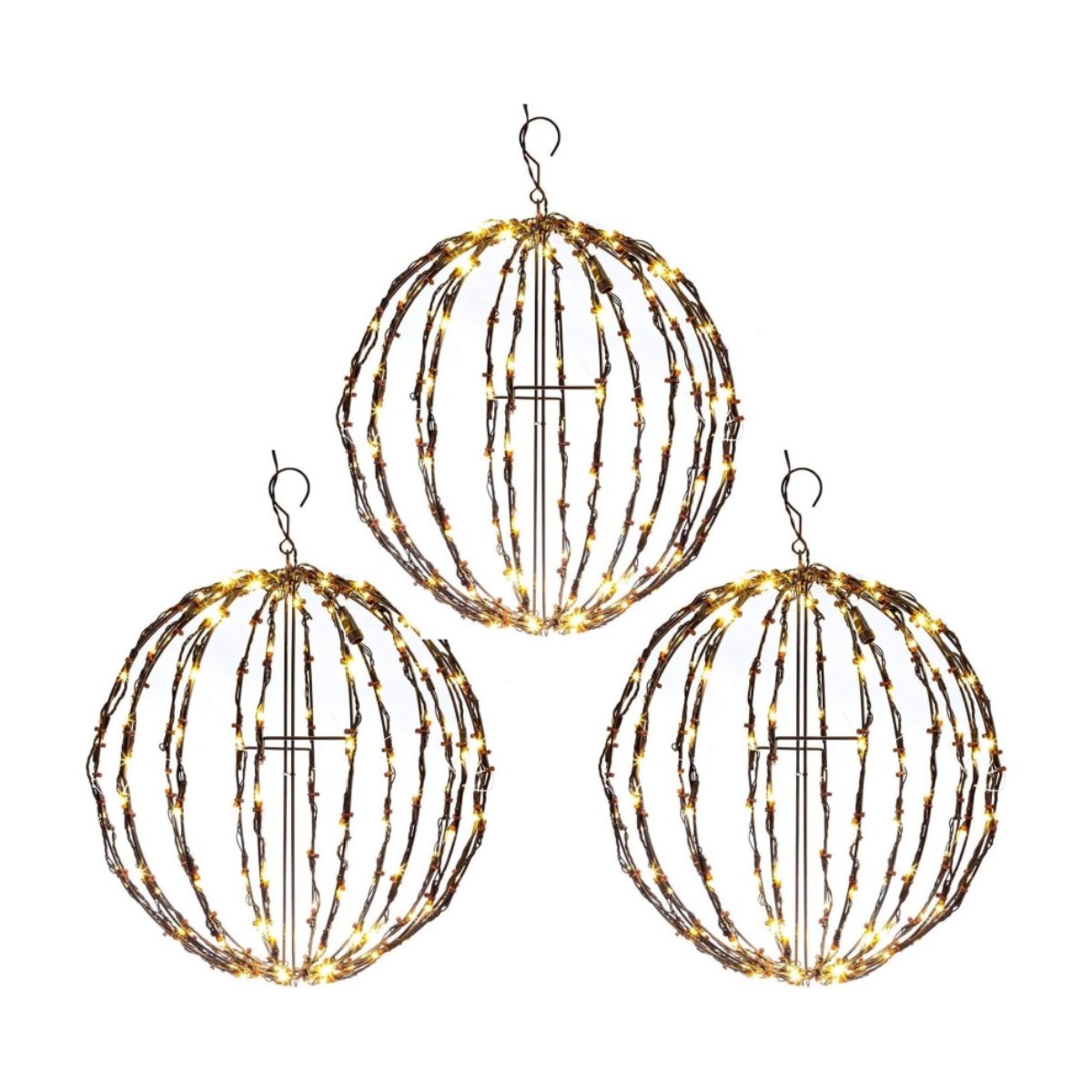 LumoGlow — Warm White LED Light Balls for Indoor & Outdoor Use