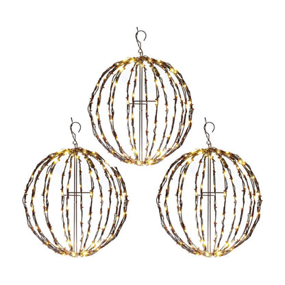 LumoGlow — Warm White LED Light Balls for Indoor & Outdoor Use