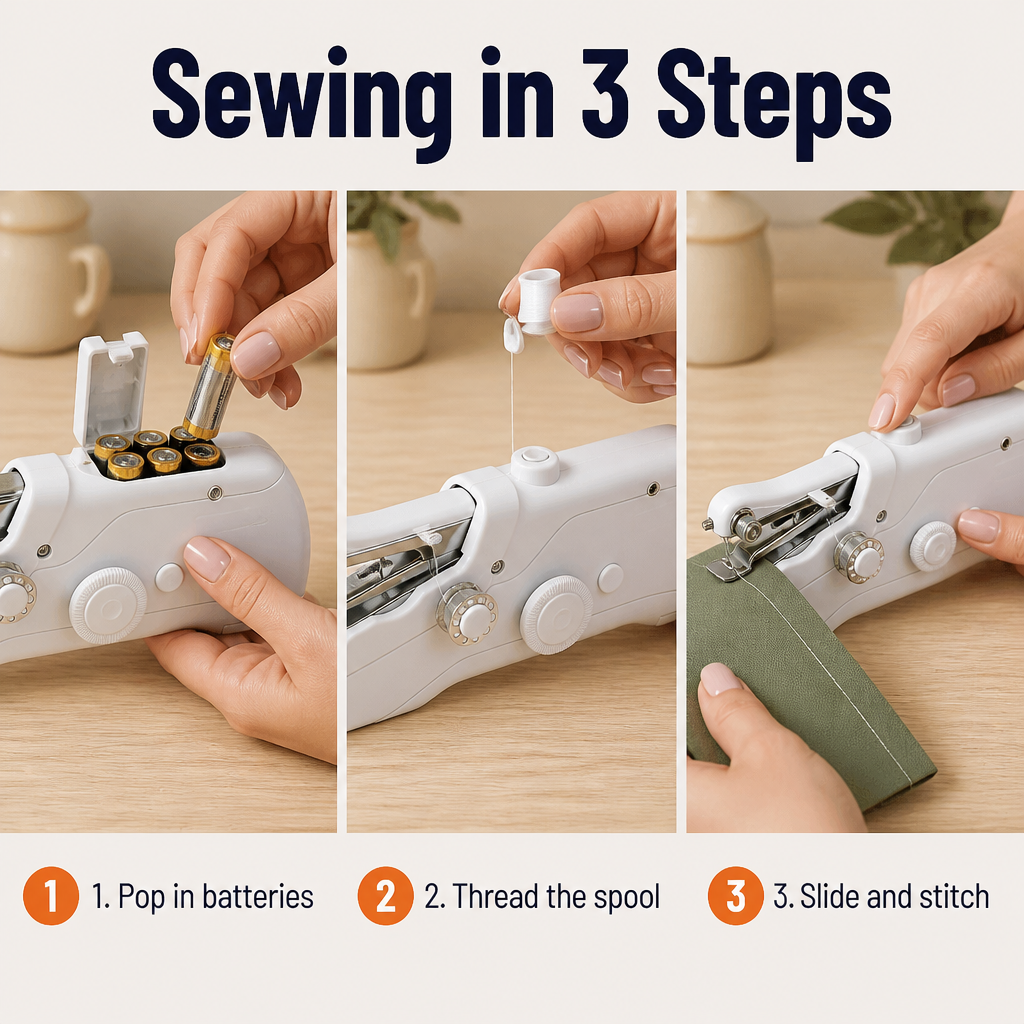 StitchLite™ — Repair Hems, Patches & Rips In Less Than A Minute