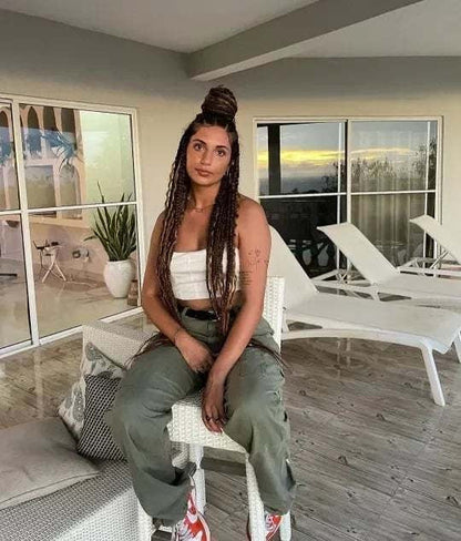 Eleni Cargo Pants with Adjustable Fit