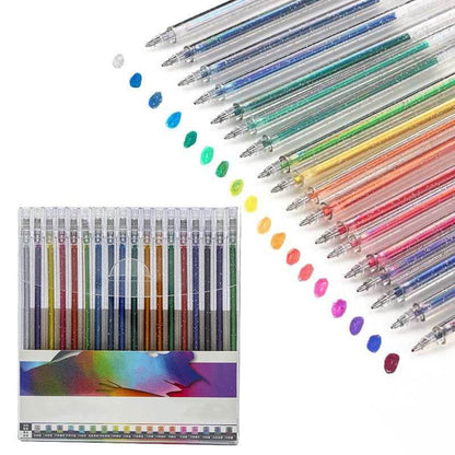 RadianceFlow™ Glitter Gel Pens — Ignite Your Creativity with Smooth, Smudge-Proof Sparkle That Lasts