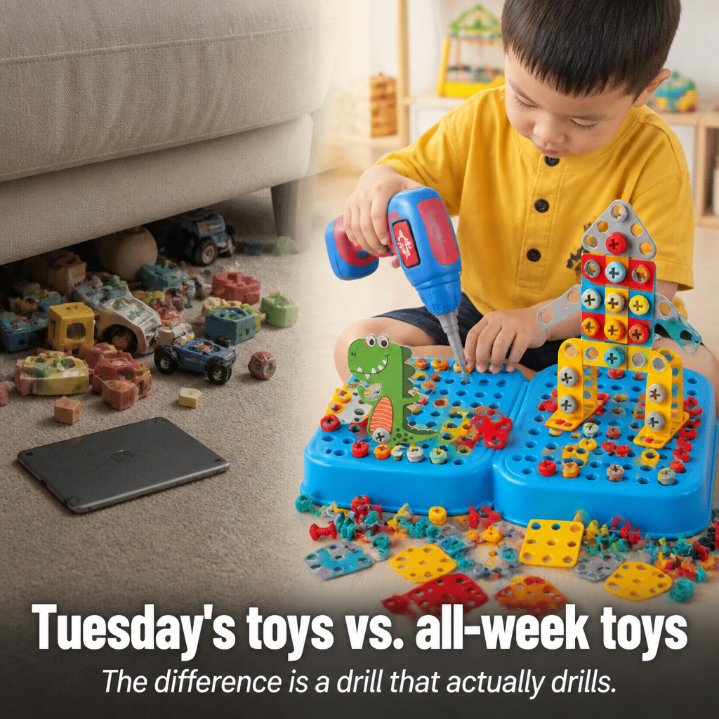 BrilliBuild™ — Give Your Child a Real Drill and See Screen Time Vanish