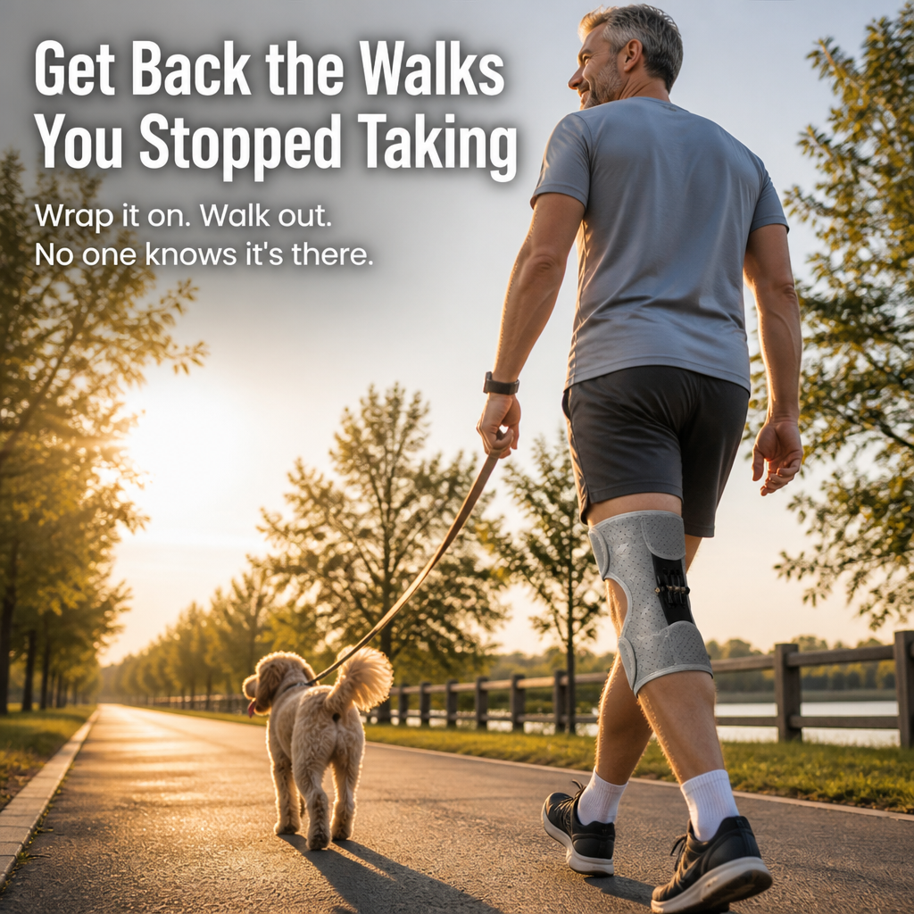GlideEase™ — Climb Stairs Again, No Need to Hold the Railing