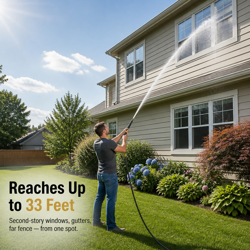Hydrolance™ — Deep-Clean Patios, Cars & Bikes Without the Pressure Washer Cost