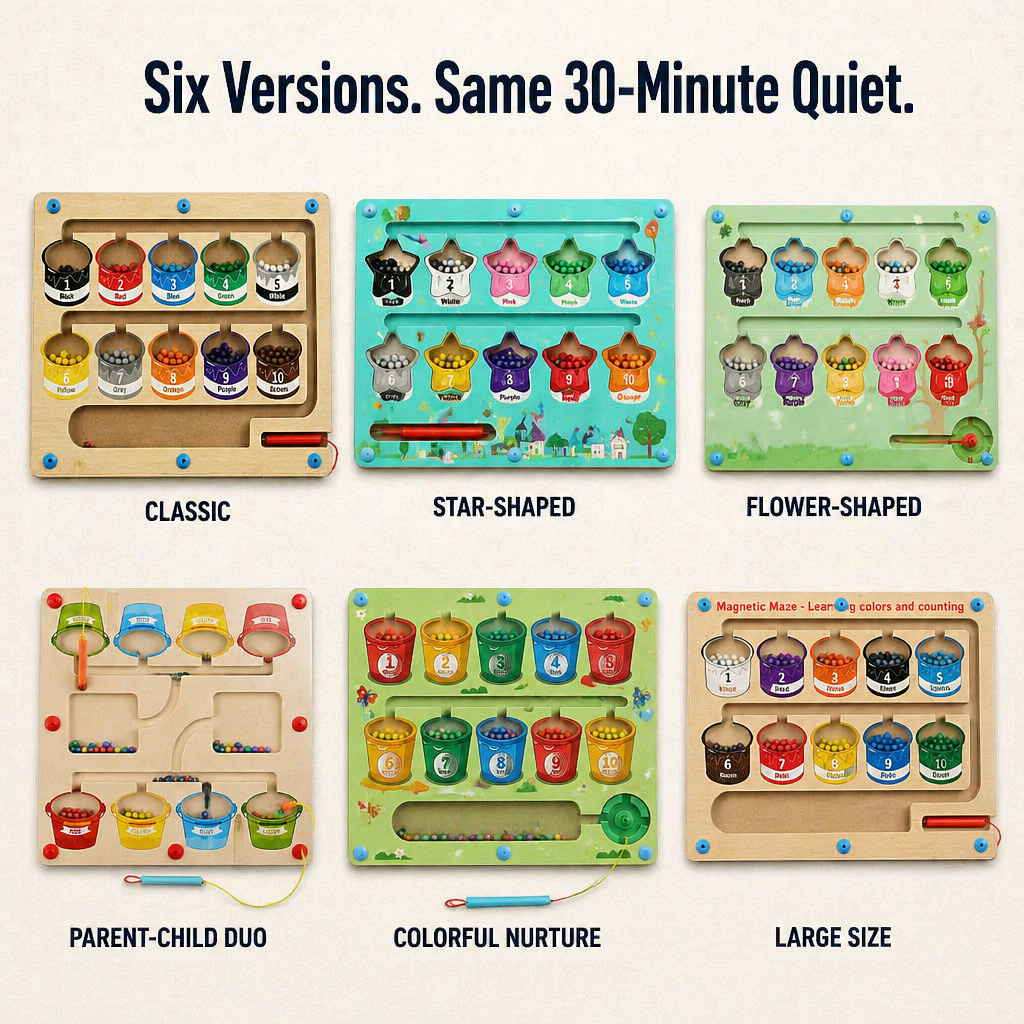 SparkTrail™ Magnetic Maze — Swap Screen Meltdowns for Half an Hour of Engaged Play
