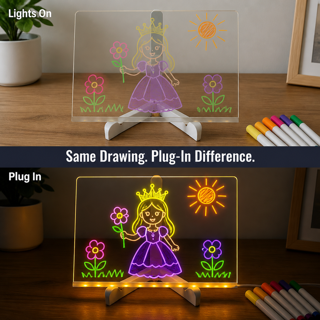 RadiantDraw™ — Ignite Your Child’s Imagination with Mesmerizing Glow Art That Beats Screens Every Time