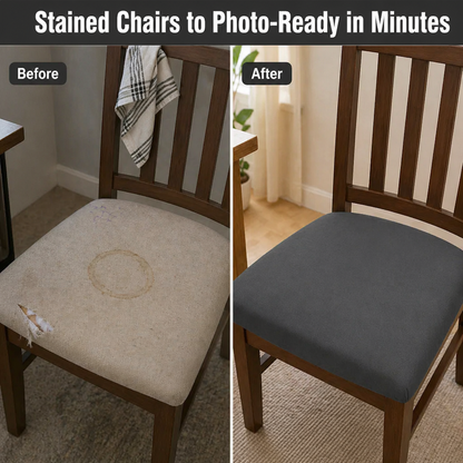 Velaria™ Dining Chair Seat Covers — Conceal Stains and Revive Worn Chairs Quickly