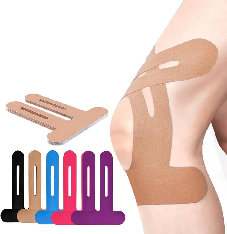 Knee Support Tape – Pre-Cut Kinesiology Strips for Active Joints
