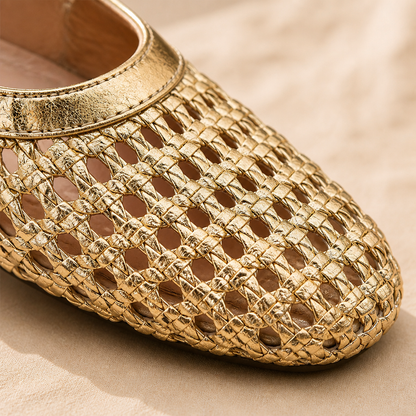 BreezeStep™ – Handcrafted Square-Toe Mary Jane Mules
