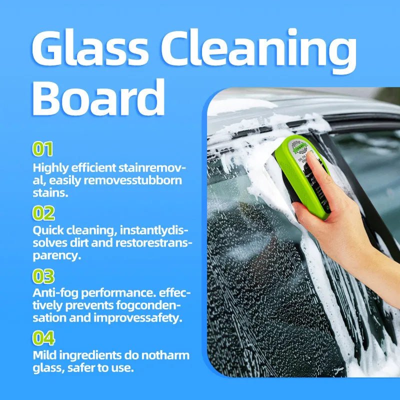 GreenClear™ Brush for Removing Oil Film from Car Glass