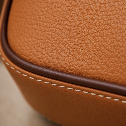 SolaraVera™ – Timeless Pebbled Leather Crossbody with Magnetic Snap