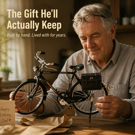 RetroMotive™ — Assemble a Functional 1:10 Classic Bicycle From 51 Alloy Components