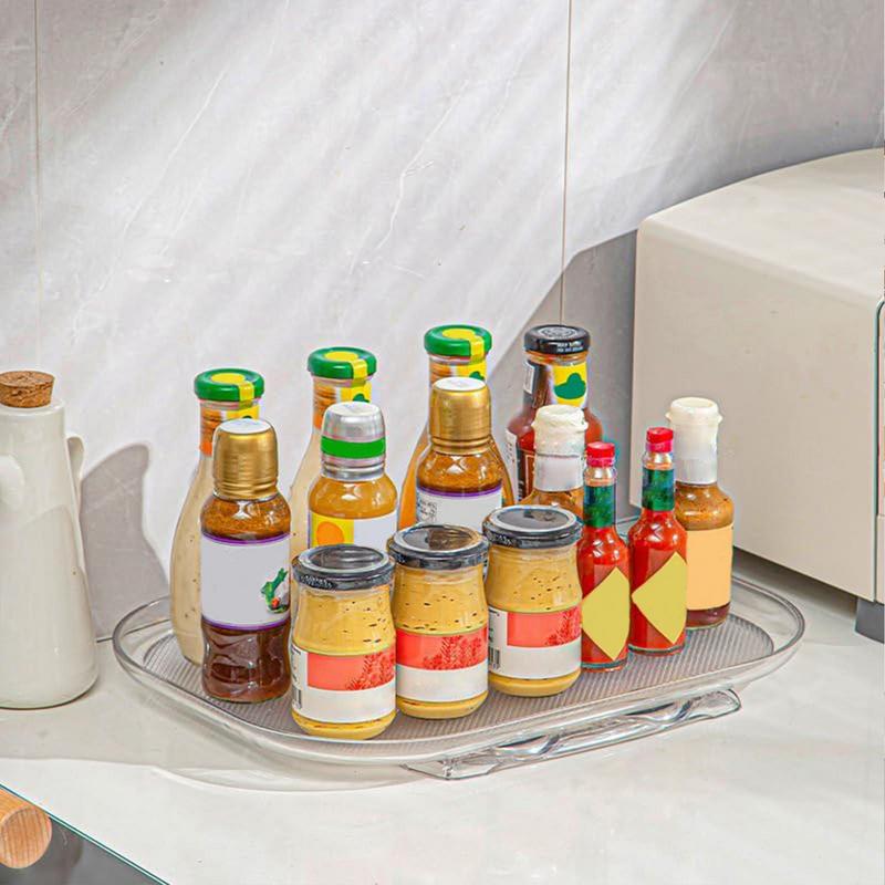 Rotating Refrigerator Organizer - Spin, Grab, Done!