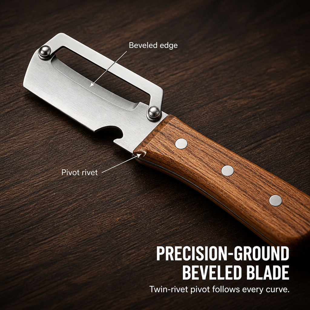 SliceSwift™ — Breeze Through Pumpkin, Potato & Apple Skins Instantly
