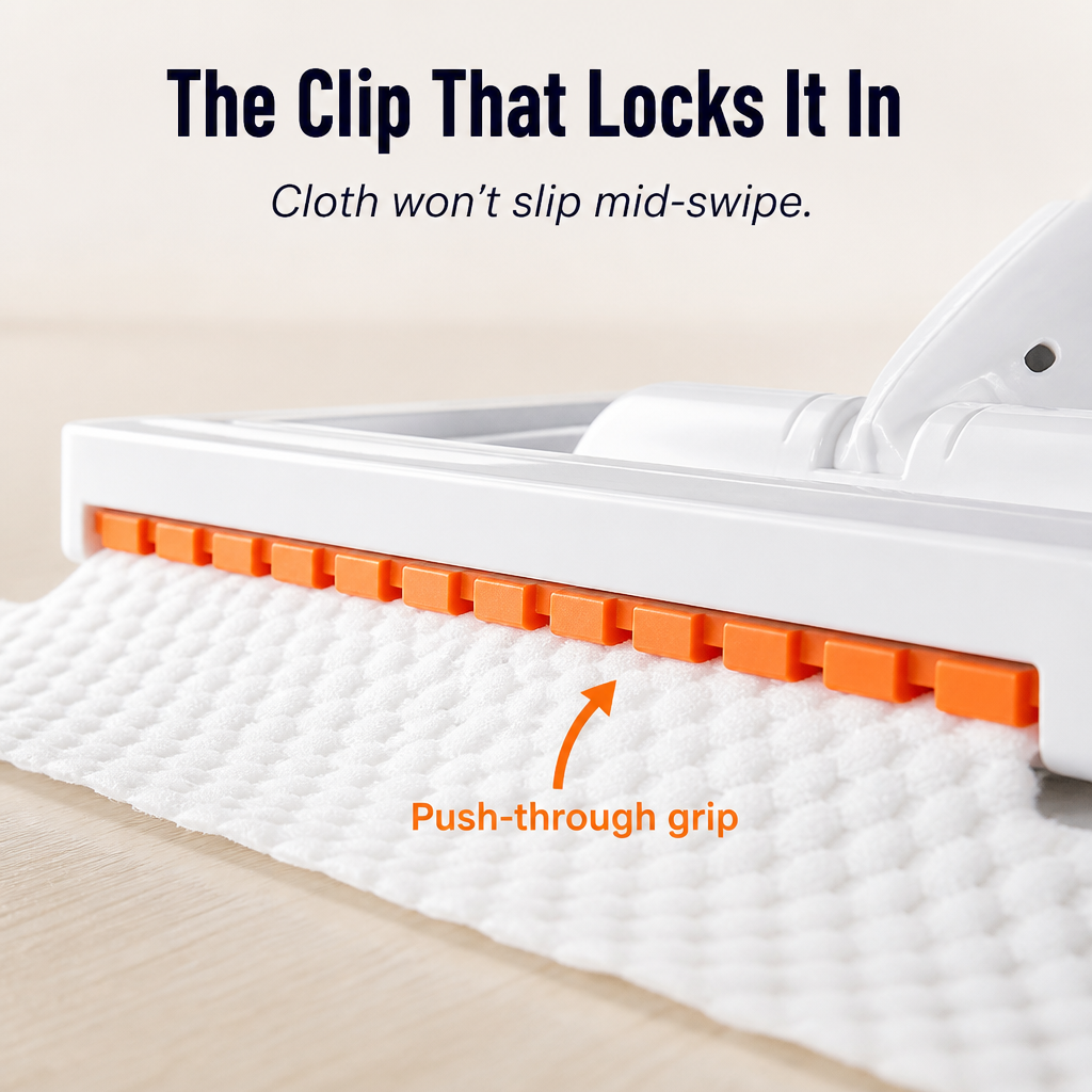 SwiftSweepPro™ — Fasten Any Fabric, Clean Any Surface, Say Goodbye to Refills Forever