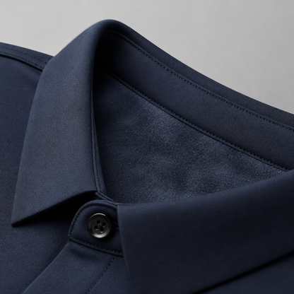VulcanTherm™ – Slim-Cut Fleece-Lined Shirt Featuring Brushstroke Design
