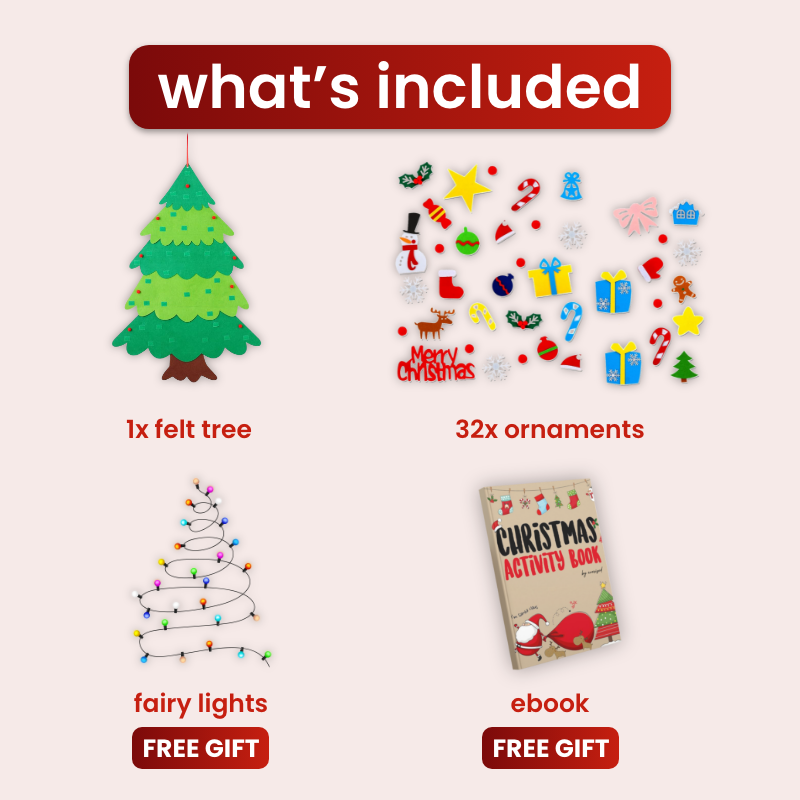 Arvilaro | Magical felt christmas tree - Unforgettable Memories for your Child