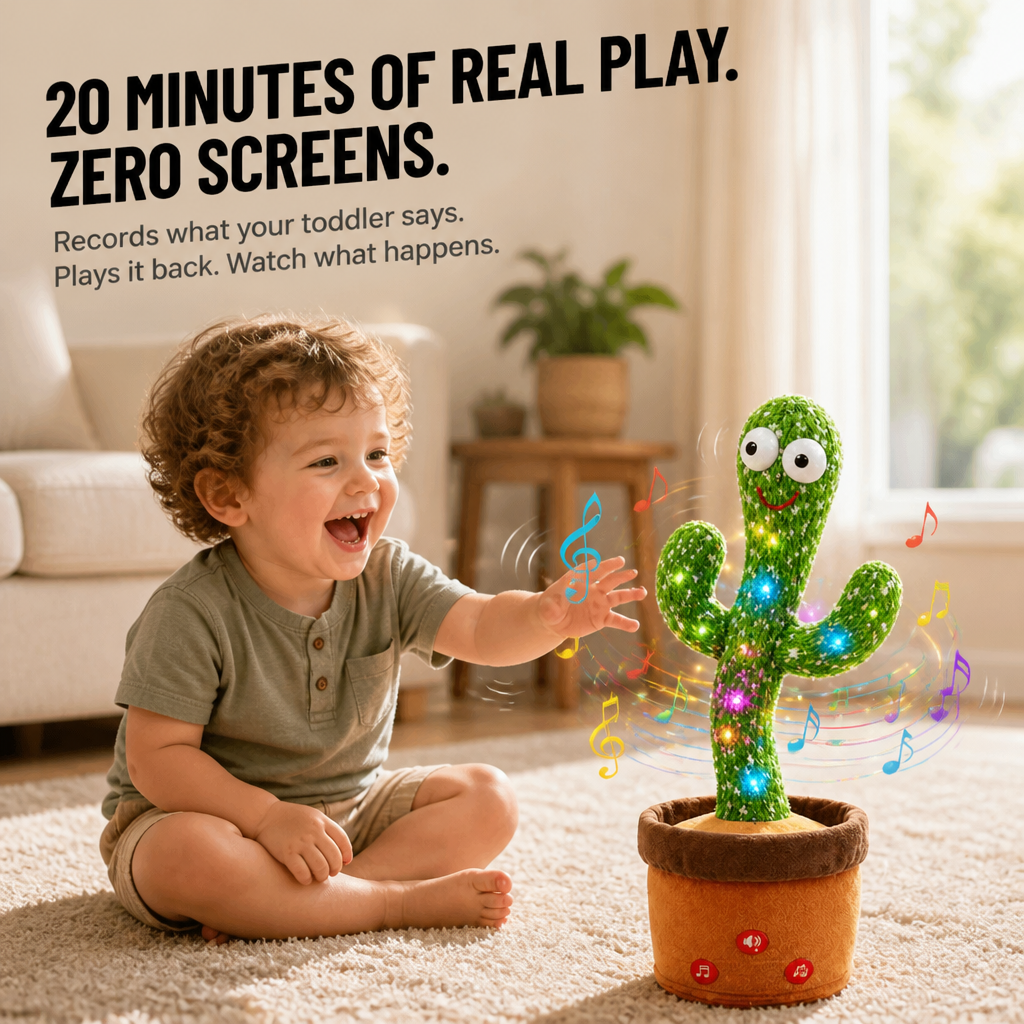 JivySprout™ — Help Your Toddler Chatting, Moving, and Away from the Screen