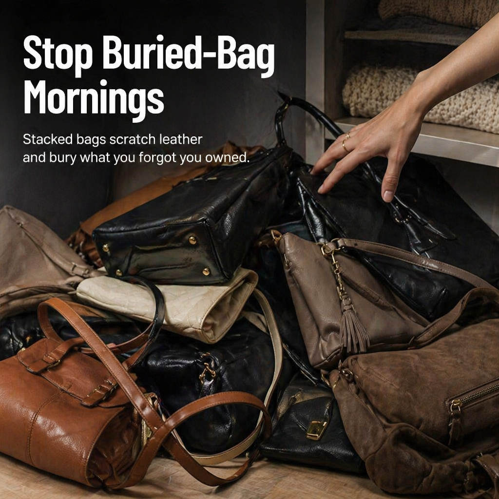 ClariPouch™ — Spot Every Handbag Instantly and Restore Clutter-Free Peace