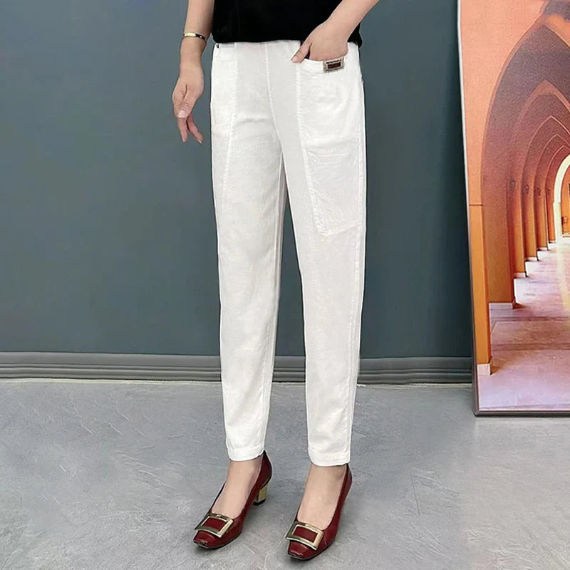 LumoraEase™ Cotton Pants — Feel Unstoppable Comfort That Moves With You All Day