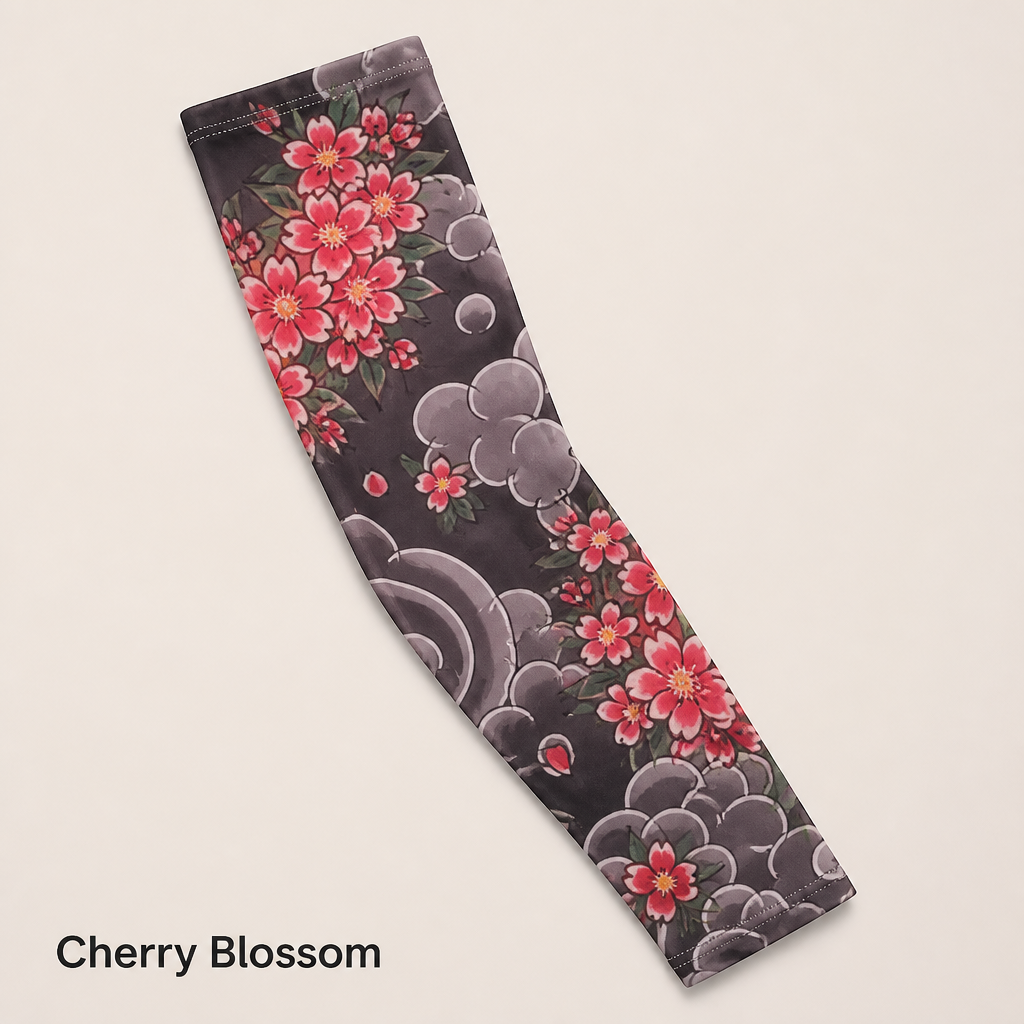 ArborSkin™ – UPF 50+ Sun Shield Arm Sleeve with Japanese Tattoo Design