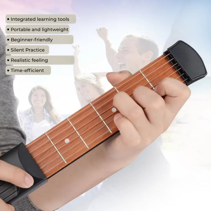 StrumEase™ Pocket Trainer — Unlock Silent, Anytime Guitar Mastery That Fits Your Life