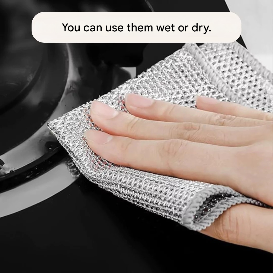LumeMesh™ — Scratch-Free Shine That Makes Cleaning Feel Like Magic