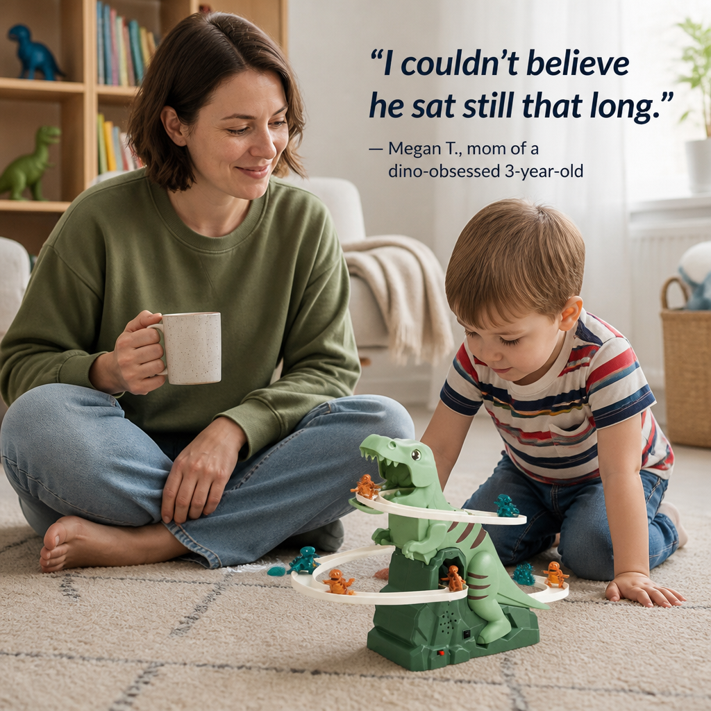 TerraRex™ — Keep Your Dino-Loving Toddler Fixed In One Place For Hours