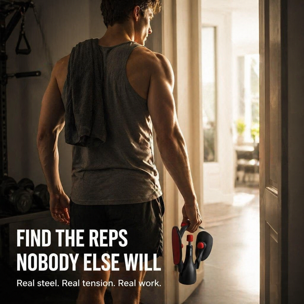 StrongFlex™ — Work Out Adductors, Chest & Core Wherever You Can Sit