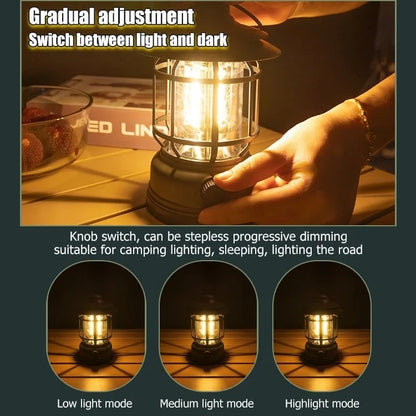 GlowCamp™ — Warm Vintage Light Anywhere | 50% Off