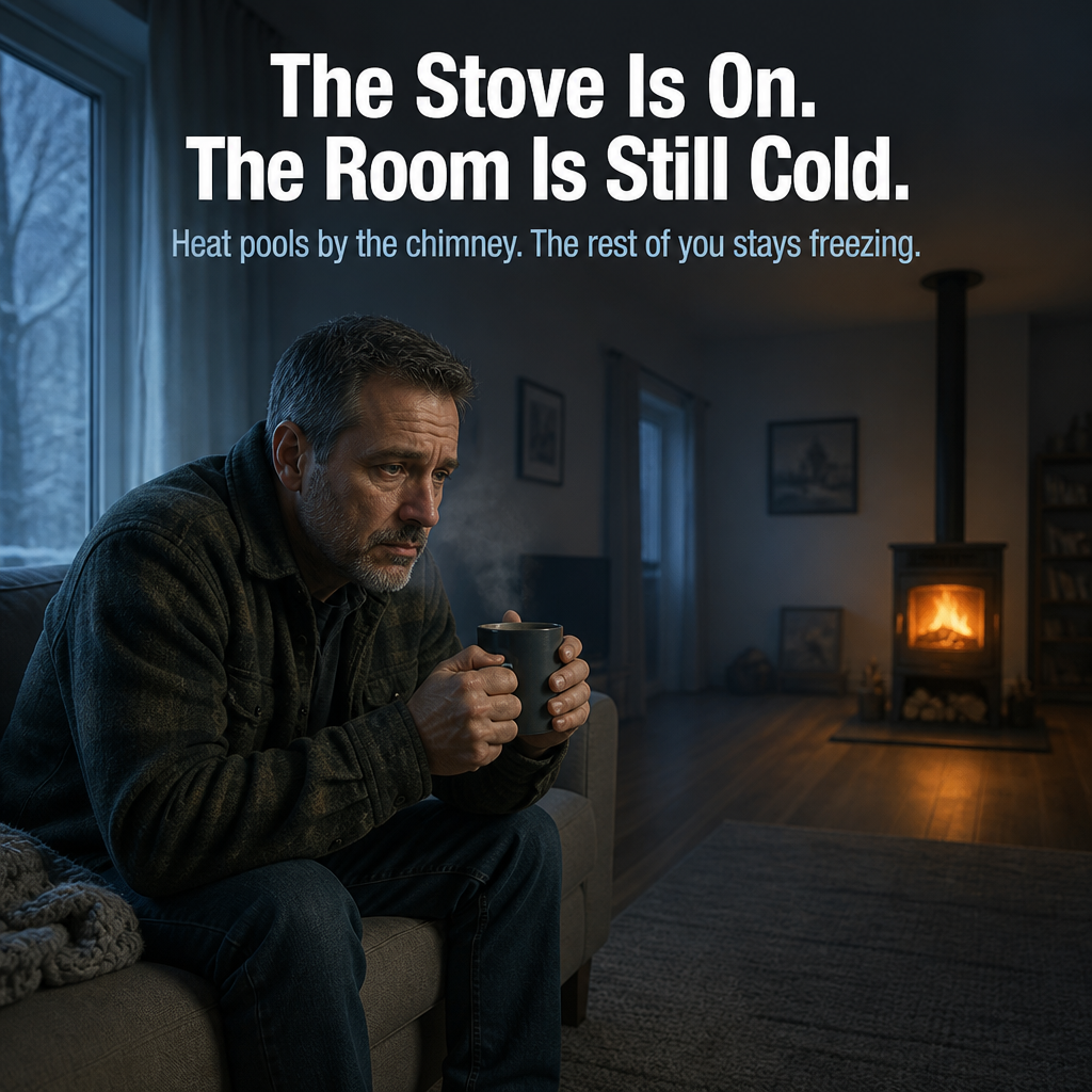 PulsaHeat™ — Drive Wood Stove Warmth Into Every Chilly Corner Of Your Room